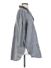 Cos 100% Cotton Gray 3/4 Sleeve Button-Down Shirt Size S - photo 4