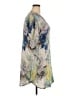 Unbranded 100% Silk Blue Poncho Size XXL (estimated) - photo 4