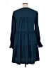 o.p.t 100% Polyester Solid Blue Casual Dress Size XL - photo 2