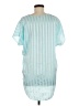 Saks Fifth Avenue 100% Polyester Teal Short Sleeve Blouse Size M - photo 2