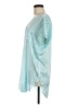 Saks Fifth Avenue 100% Polyester Teal Short Sleeve Blouse Size M - photo 5