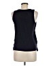 Ann Taylor 100% Polyester Black Tank Top Size M - photo 2