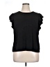 CeCe Black Sleeveless T-Shirt Size XL - photo 1