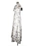 Assorted Brands Floral Silver White Casual Dress Size 12 - photo 5
