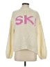 Debut 100% Acrylic Solid Yellow Turtleneck Sweater Size S - photo 1