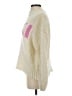 Debut 100% Acrylic Solid Yellow Turtleneck Sweater Size S - photo 5