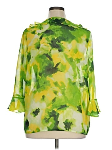 Jones New York Signature 3/4 Sleeve Blouse (view 2)