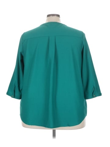 Croft & Barrow 3/4 Sleeve Blouse (view 2)