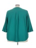Croft & Barrow Teal 3/4 Sleeve Blouse Size 3X - photo 2
