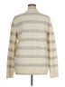 Theory Stripes Ivory Wool Pullover Sweater Size XL - photo 2