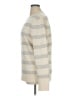Theory Stripes Ivory Wool Pullover Sweater Size XL - photo 5