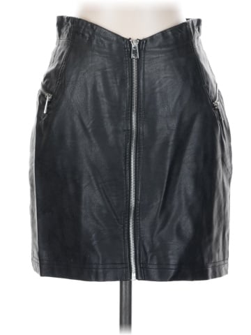 Topshop Faux Leather Skirt (view 1)