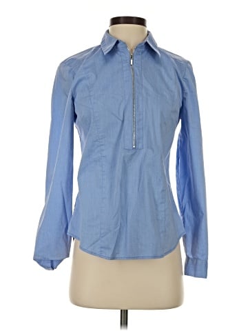 7th Avenue Design Studio New York & Company Long Sleeve Blouse (view 1)