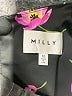 Milly Floral Black Cocktail Dress Size 10 - photo 7