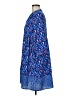 Anna Kay 100% Polyester Paisley Blue Casual Dress Size M - photo 5