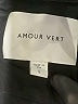 Amour Vert 100% Silk Black 3/4 Sleeve Silk Top Size L - photo 7