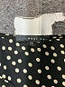 West Kei Polka Dots Black 3/4 Sleeve Blouse Size XS - photo 7