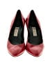 Gucci 100% Leather Color Block Red Vintage Pumps Size EU (IT) 35 1/2 / US 5 1/2 - photo 2