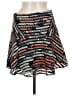 Parker Chevron-herringbone Orange Blue Casual Skirt Size 6 - photo 1