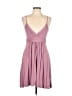 Coco Solid Purple Cocktail Dress Size XL - photo 1