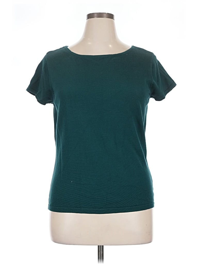 Pre-owned Investments Short Sleeve T-shirt In Teal