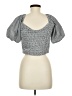 J.Crew Gray Short Sleeve Top Size M - photo 2