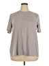 Fabletics Gray Active T-Shirt Size XXL - photo 1