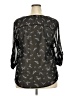 Torrid Black 3/4 Sleeve Blouse Size 2X Plus (2) - photo 2
