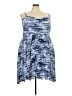 Torrid 100% Rayon Blue Casual Dress Size 4X Plus (4) - photo 1