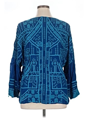 Johnny Was 3/4 Sleeve Blouse (view 2)