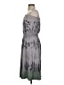 ALTERNATIVE Tie-dye Gray Cocktail Dress Size S - photo 5