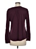 Chico's Burgundy Long Sleeve Top Size Med (1) - photo 2