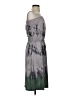 ALTERNATIVE Tie-dye Gray Cocktail Dress Size S - photo 4