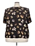 Liz Baker Essentials 100% Polyester Brown Short Sleeve Blouse Size 24 - photo 1