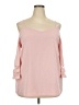 VIISHOW Pink 3/4 Sleeve Blouse Size XXL - photo 1