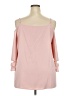 VIISHOW Pink 3/4 Sleeve Blouse Size XXL - photo 2