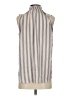 Ann Taylor LOFT 100% Polyester Gray Sleeveless Blouse Size XS - photo 2