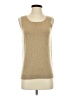Saks Fifth Avenue Tan Sleeveless Top Size S (estimated) - photo 1
