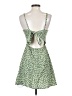 Shein 100% Polyester Hearts Green Cocktail Dress Size 4 - photo 2