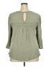 Torrid 100% Rayon Green 3/4 Sleeve Blouse Size 2X Plus (2) - photo 2
