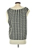 Double Zero 100% Acrylic Houndstooth Ivory Sweater Vest Size S - photo 2