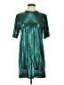 Monki Metallic Teal Cocktail Dress Size XS - photo 1