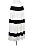 Nadia Tarr Stripes White Casual Skirt Size XS - photo 1