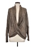 Mystree Metallic Brown Cardigan Size M - photo 1