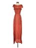 Dina Be 100% Polyester Orange Casual Dress Size XS - photo 2