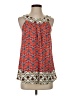 Boden 100% Viscose Red Sleeveless Blouse Size 4 - photo 1
