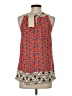 Boden 100% Viscose Red Sleeveless Blouse Size 4 - photo 2