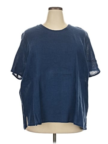 Flax Short Sleeve Top (view 1)