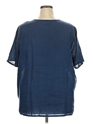 Flax Short Sleeve Top (view 2)