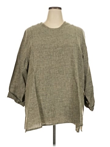 Flax 3/4 Sleeve Blouse (view 1)